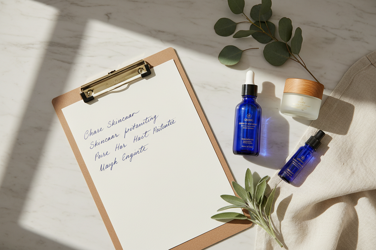 For when your routine needs clarity, simplicity, or a full refresh.

I review your current skincare, identify what’s working + what’s not, and help you create a product lineup that supports your skin’s needs and your lifestyle.

This is perfect if you feel unsure which products to invest in, or you want a curated ritual from the True Indigo Holistic Shop.