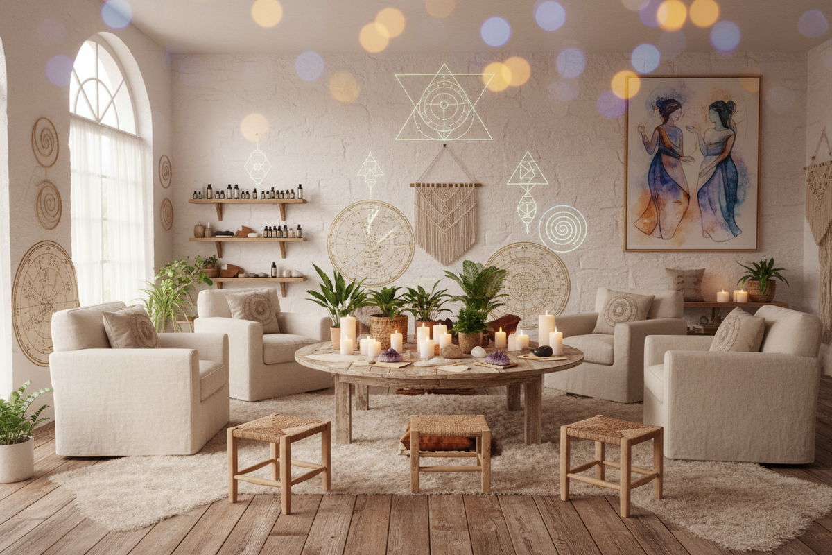 I offer a blend of online and in-person workshops designed to help women reconnect with their intuition, deepen their identity, build emotional clarity, and understand themselves on a soul-level. These workshops weave psychology, spirituality, energetics, identity work, and self-discovery tools into grounded, accessible teachings.

Whether you’re exploring your birth chart, Human Design, emotional patterns, or your next life chapter, these experiences create space for connection, insight, and transformation