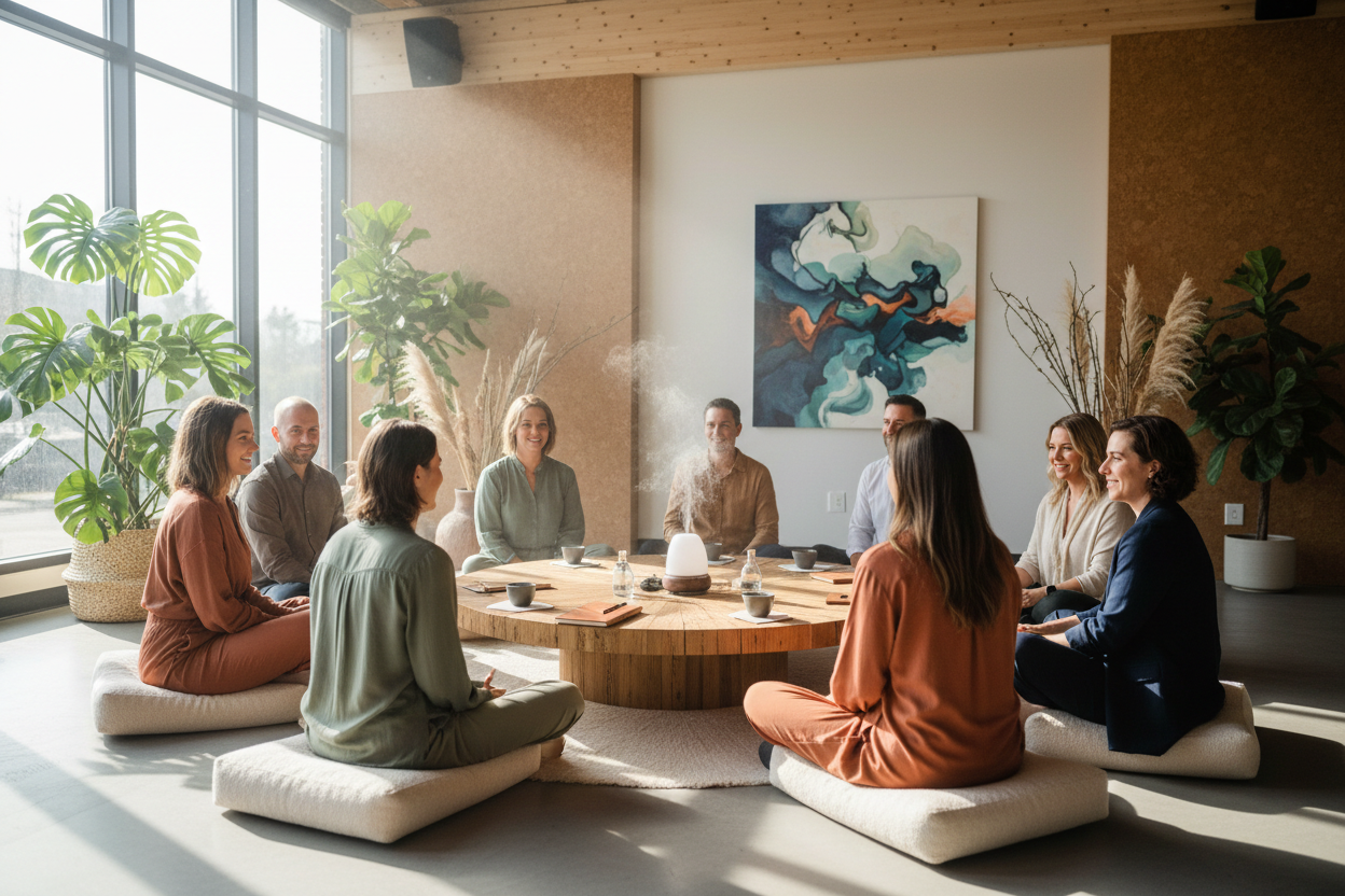 I offer customized workshops for professional teams, organizations, and wellness spaces seeking:

Emotional intelligence training

Identity development for leaders

Burnout prevention + nervous system support

Intuitive communication for teams

Holistic client experience training

Team self-awareness workshops

Spiritual or self-discovery workshops for retreats

These sessions can be booked individually or added to larger consulting packages.